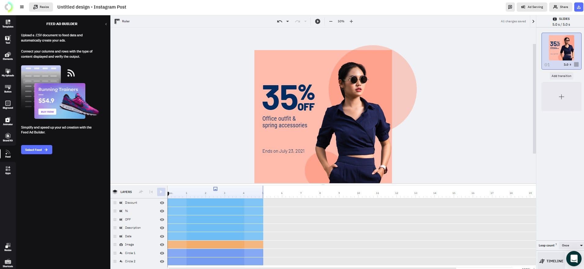 thebrief feed ad builder