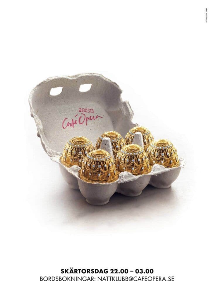 cafe opera easter advertisement