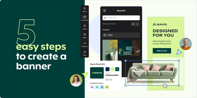 Easy steps to create a banner