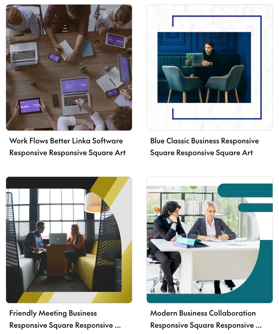 LinkedIn business templates