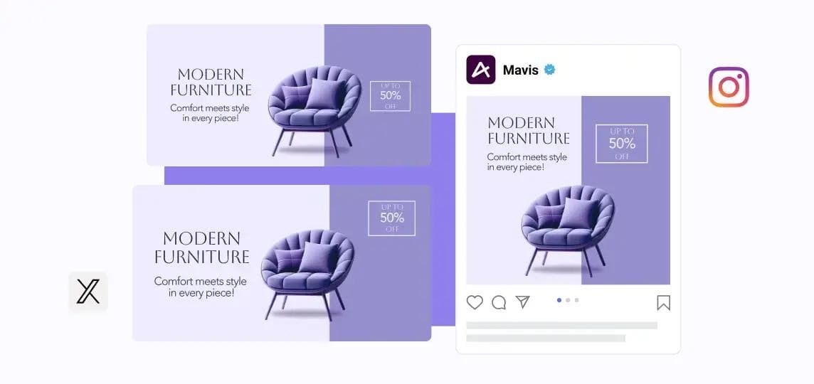 Create social media ads with The Brief