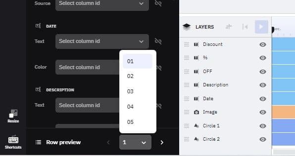 thebrief row preview csv upload