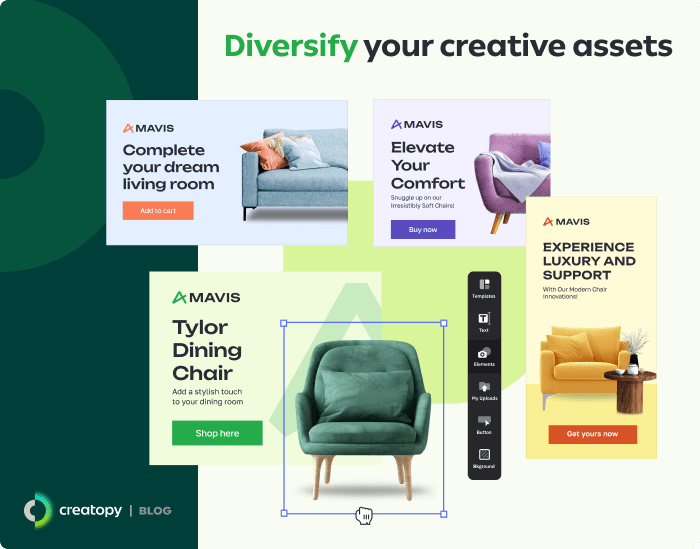Diversify your creative assets